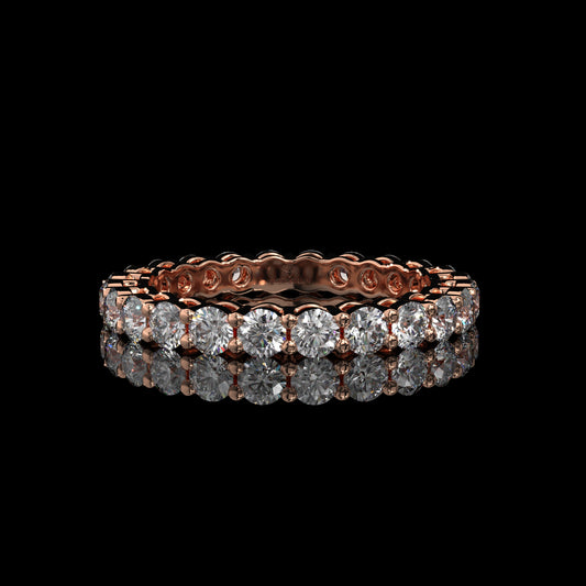 Round Brilliant Lab Diamond Eternity Band