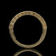 Marquise Cut Lab Diamond Band with Pavé Accents