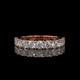 Round Brilliant Lab Diamond Wedding Band