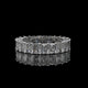 Emerald Cut Lab Diamond Eternity Band