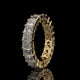 Emerald Cut Lab Diamond Eternity Band