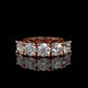 5 Stone Round Lab Diamond Band – Classic Gold Design