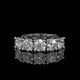 5 Stone Round Lab Diamond Band – Classic Gold Design