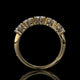 5 Stone Round Lab Diamond Band – Classic Gold Design