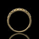 Alternating Yellow & White Round Lab Diamond Band
