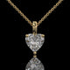 Heart Cut Lab Diamond Pendant Necklace