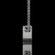 Emerald Cut Bezel Set Lab Diamond Pendant Necklace