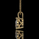 Pear Cut Lab Diamond Solitaire Pendant Necklace