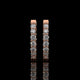 Inside-Out Round Lab Diamond Hoop Earrings