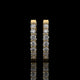 Inside-Out Round Lab Diamond Hoop Earrings
