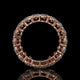 Oval Cut Lab Diamond Eternity Band in 14K Yellow Gold