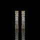 Inside-Out Princess Cut Lab Diamond Hoop Earrings