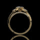 Oval Three Stone Lab Diamond Engagement Ring