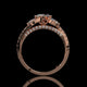 Oval Three Stone Lab Diamond Engagement Ring