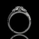 Oval Three Stone Lab Diamond Engagement Ring
