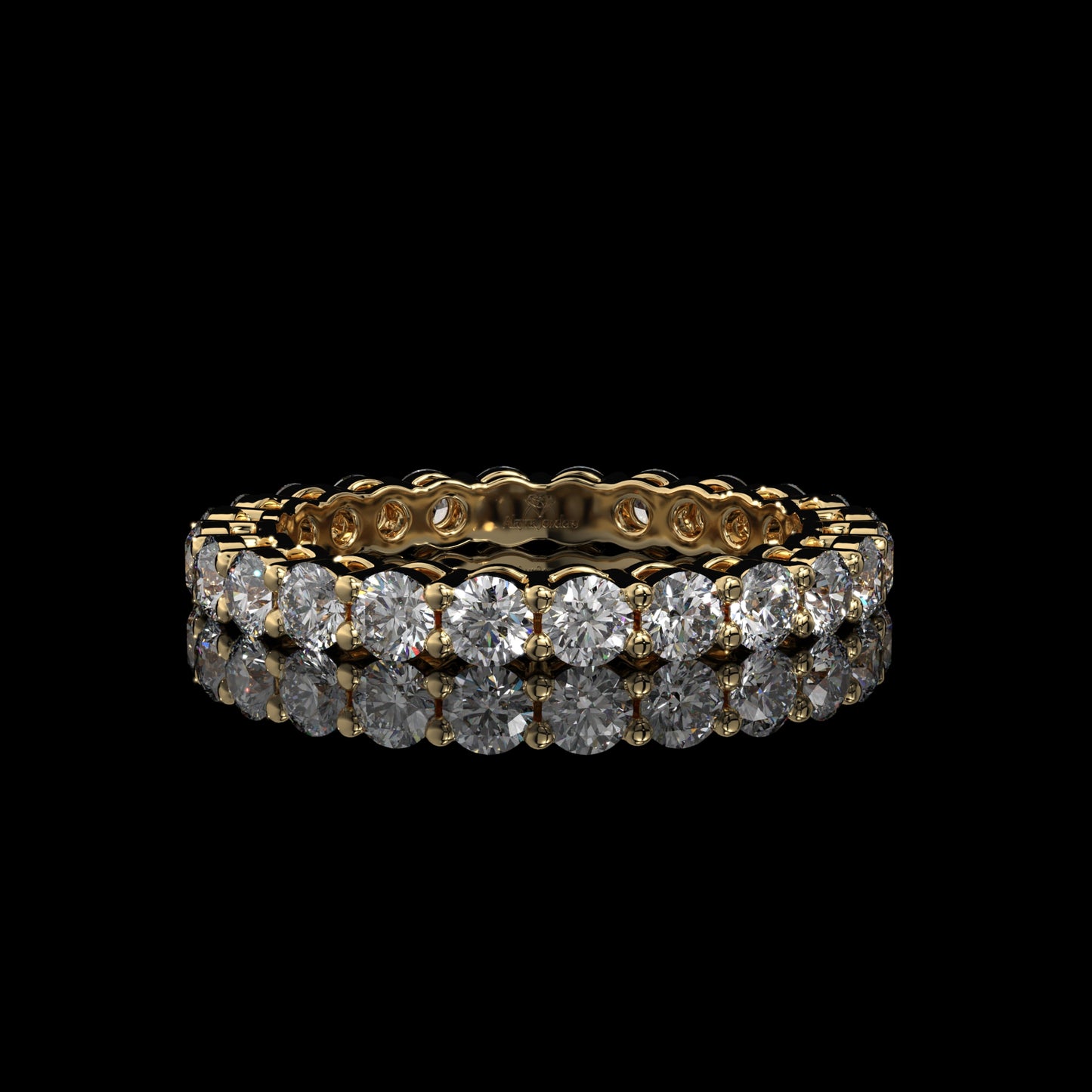 Round Brilliant Lab Diamond Eternity Band