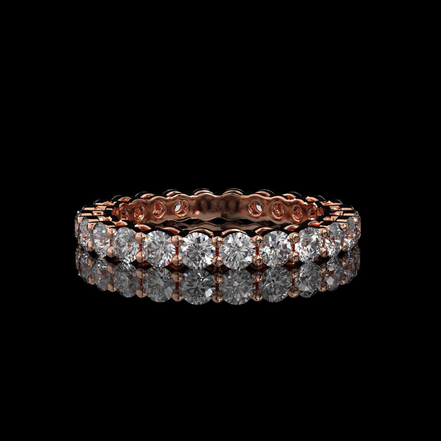 Round Brilliant Lab Diamond Eternity Band