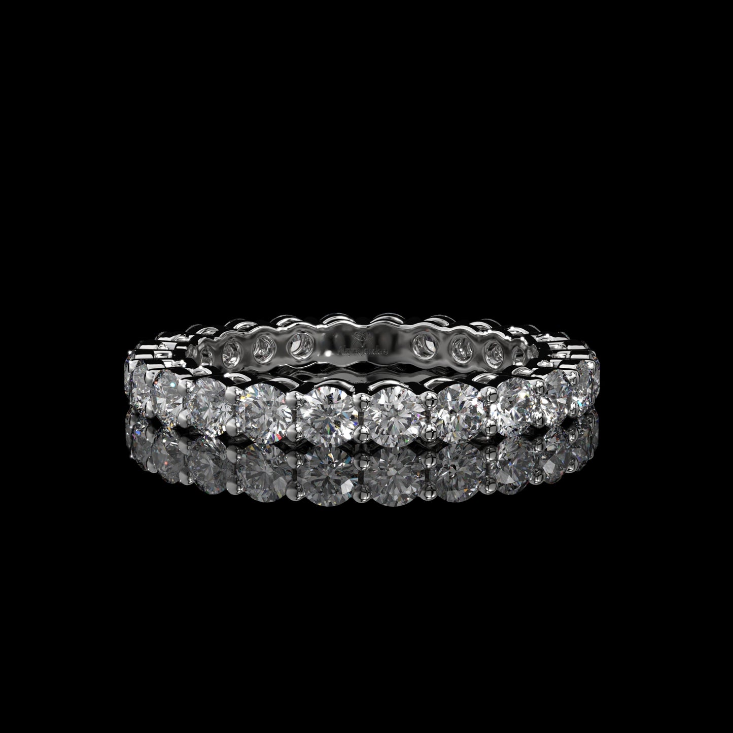 Round Brilliant Lab Diamond Eternity Band