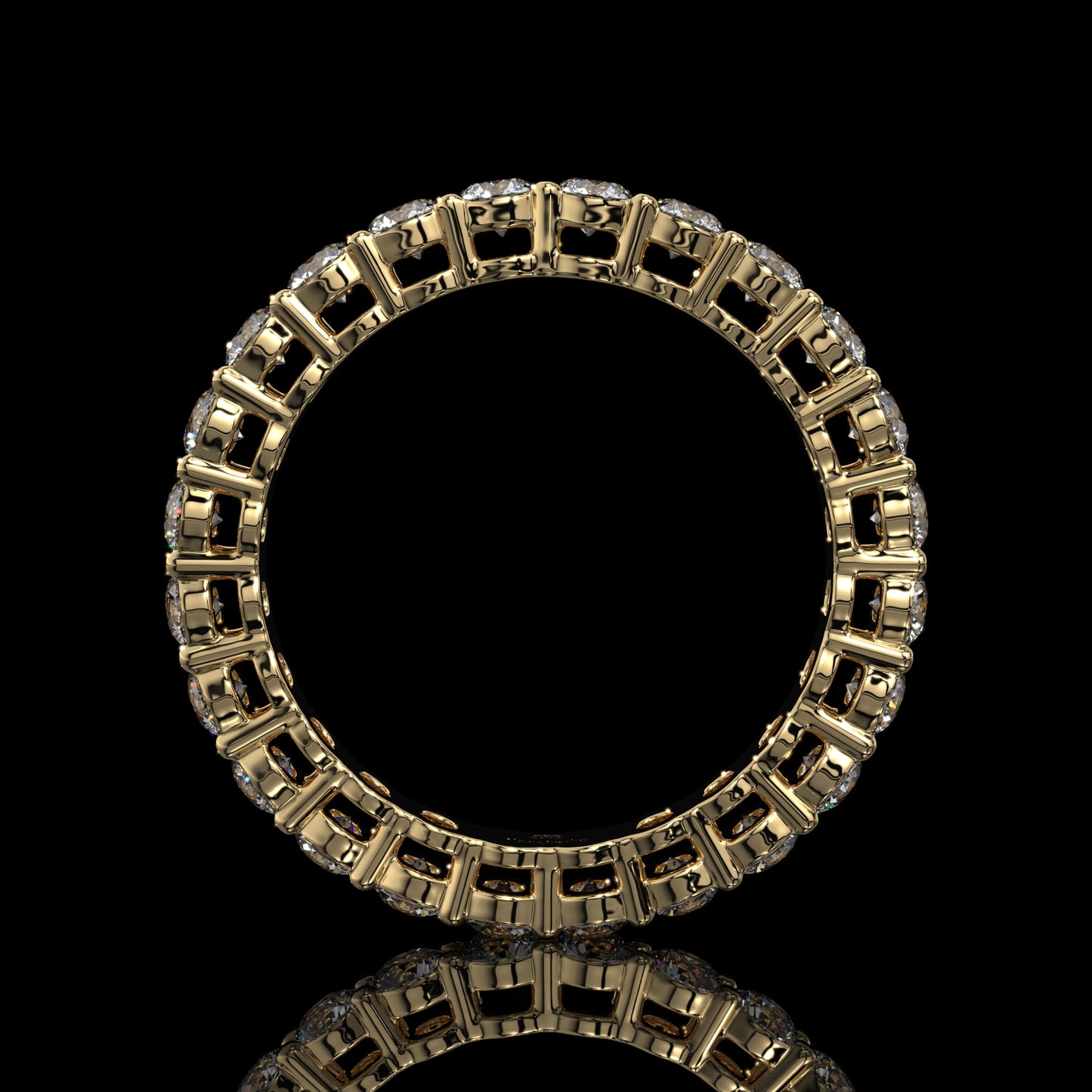 Round Brilliant Lab Diamond Eternity Band