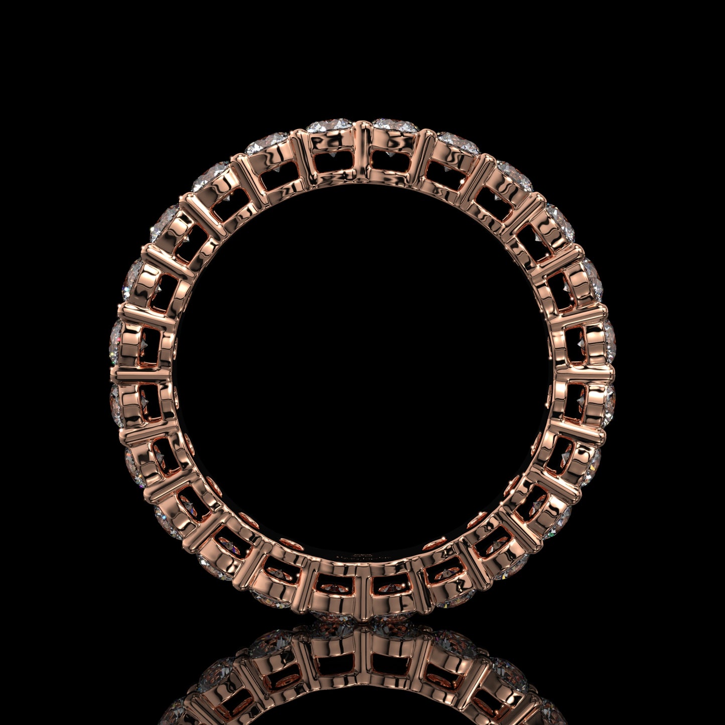 Round Brilliant Lab Diamond Eternity Band