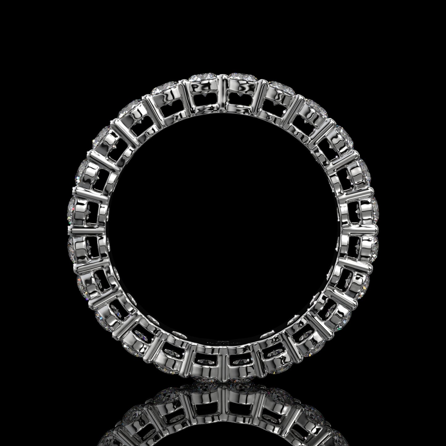 Round Brilliant Lab Diamond Eternity Band