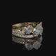 Oval Three Stone Lab Diamond Engagement Ring