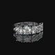 5 Stone Round Lab Diamond Band – Classic Gold Design